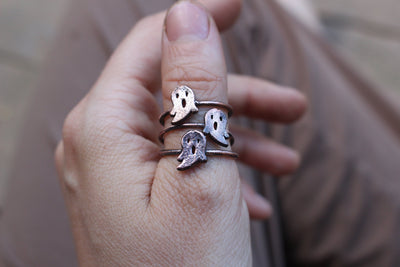 Ghost Ring Spooky Jewelry