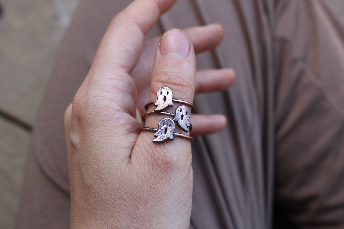 Ghost Ring Spooky Jewelry