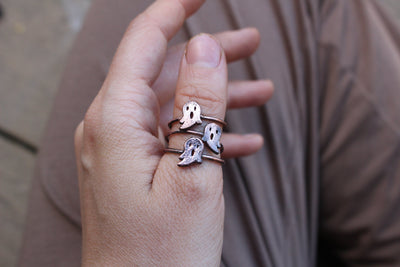Ghost Ring Spooky Jewelry