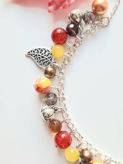 Silver Autumn Charm Bracelet
