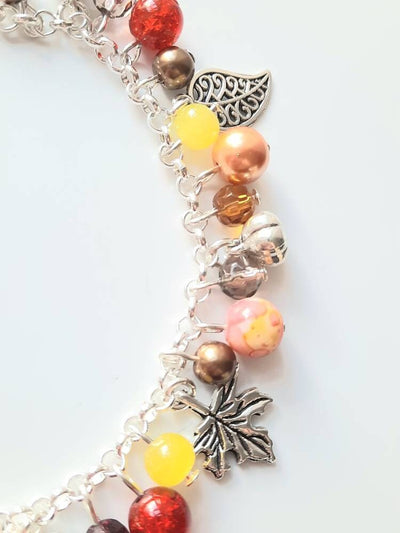 Silver Autumn Charm Bracelet