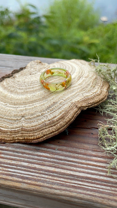 Epoxy Autumn Resin Ring