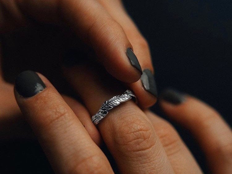 Feather 925 Sterling Silver Ring