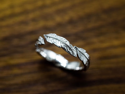 Feather 925 Sterling Silver Ring