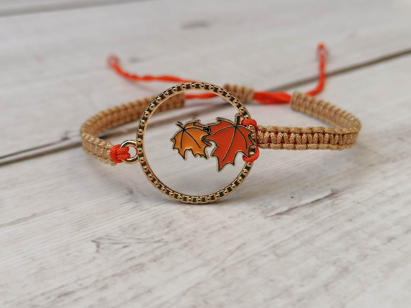 Woodland Maple Leaf Bracelet
