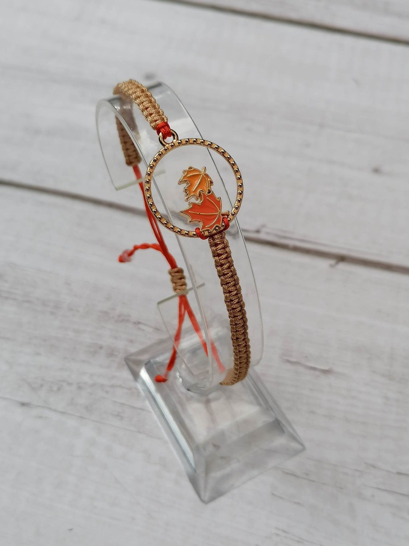 Woodland Maple Leaf Bracelet