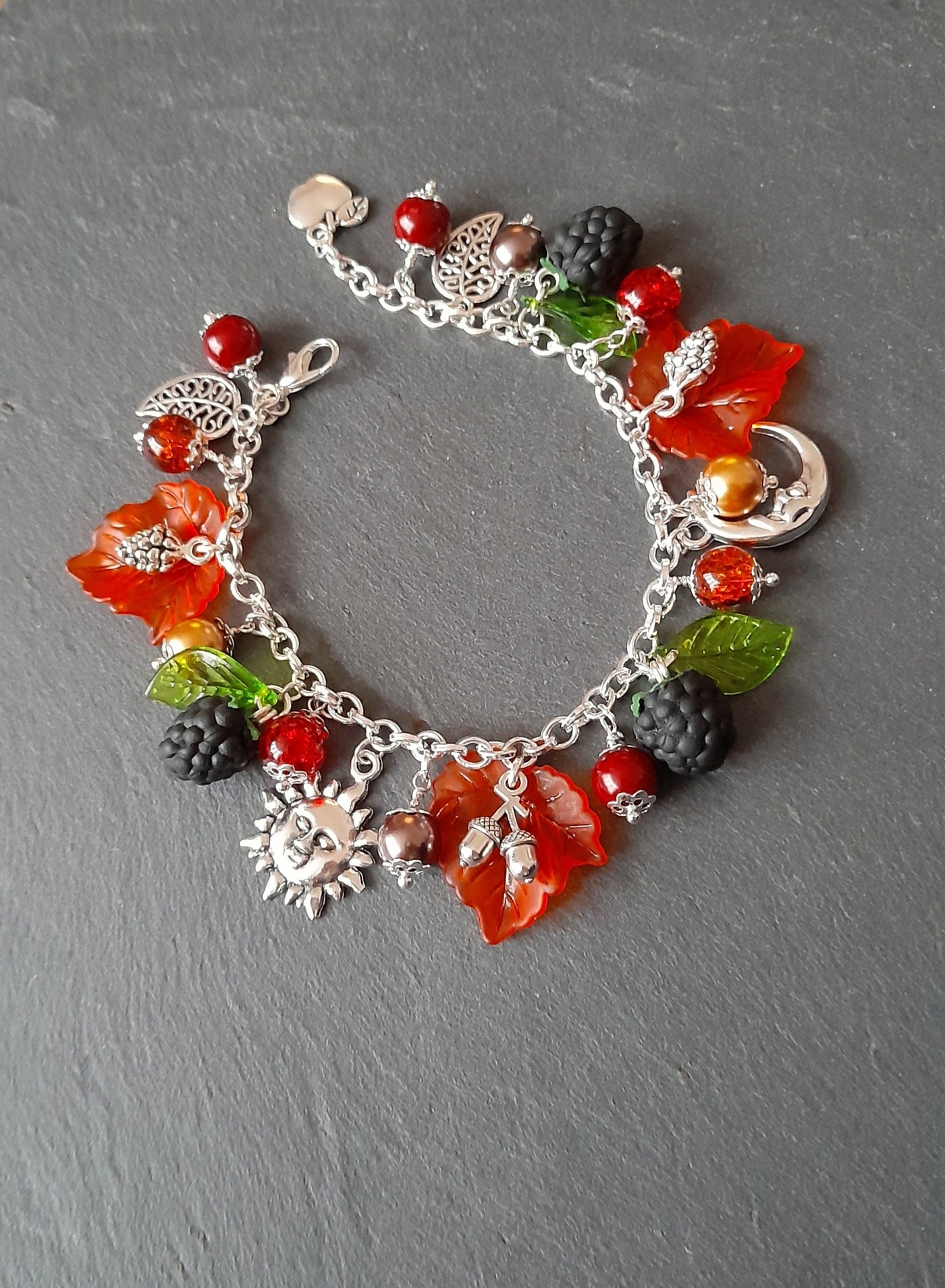 Mabon Charm Silver Bracelet Silver