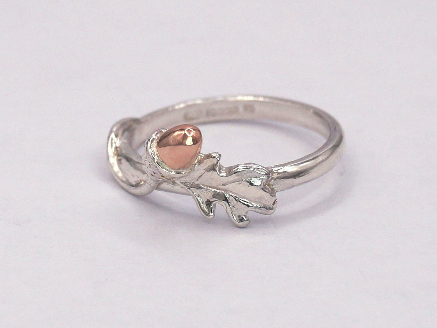 Oak Leaf & Acorn Sterling Silve Ring