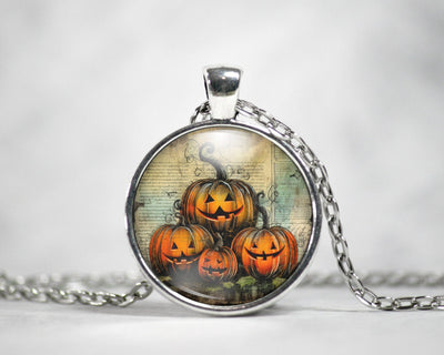 Halloween Pumpkin Necklace