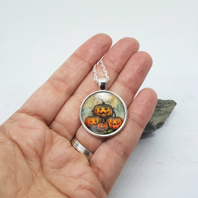 Halloween Pumpkin Necklace