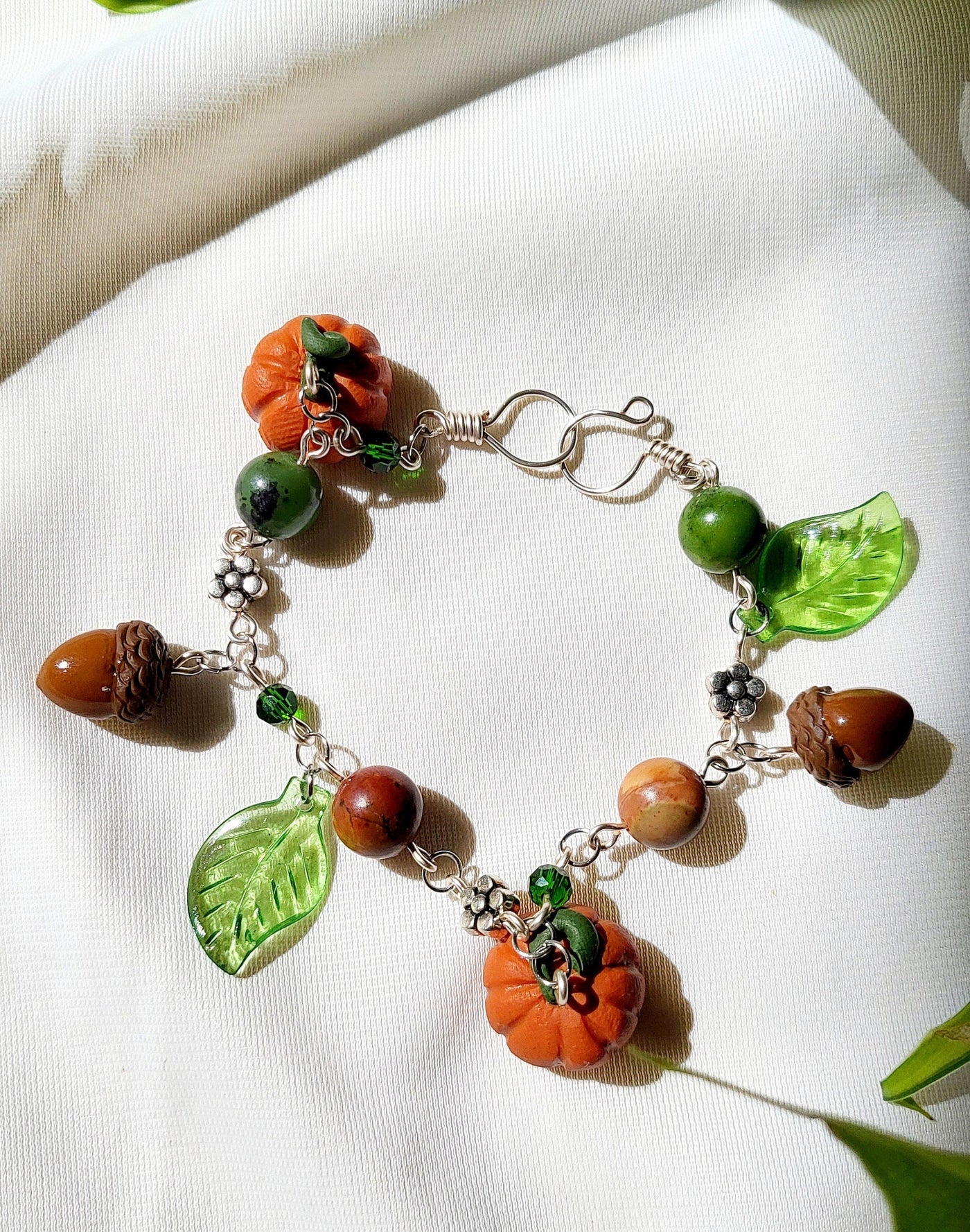 Autumn Harvest Charm Bracelet