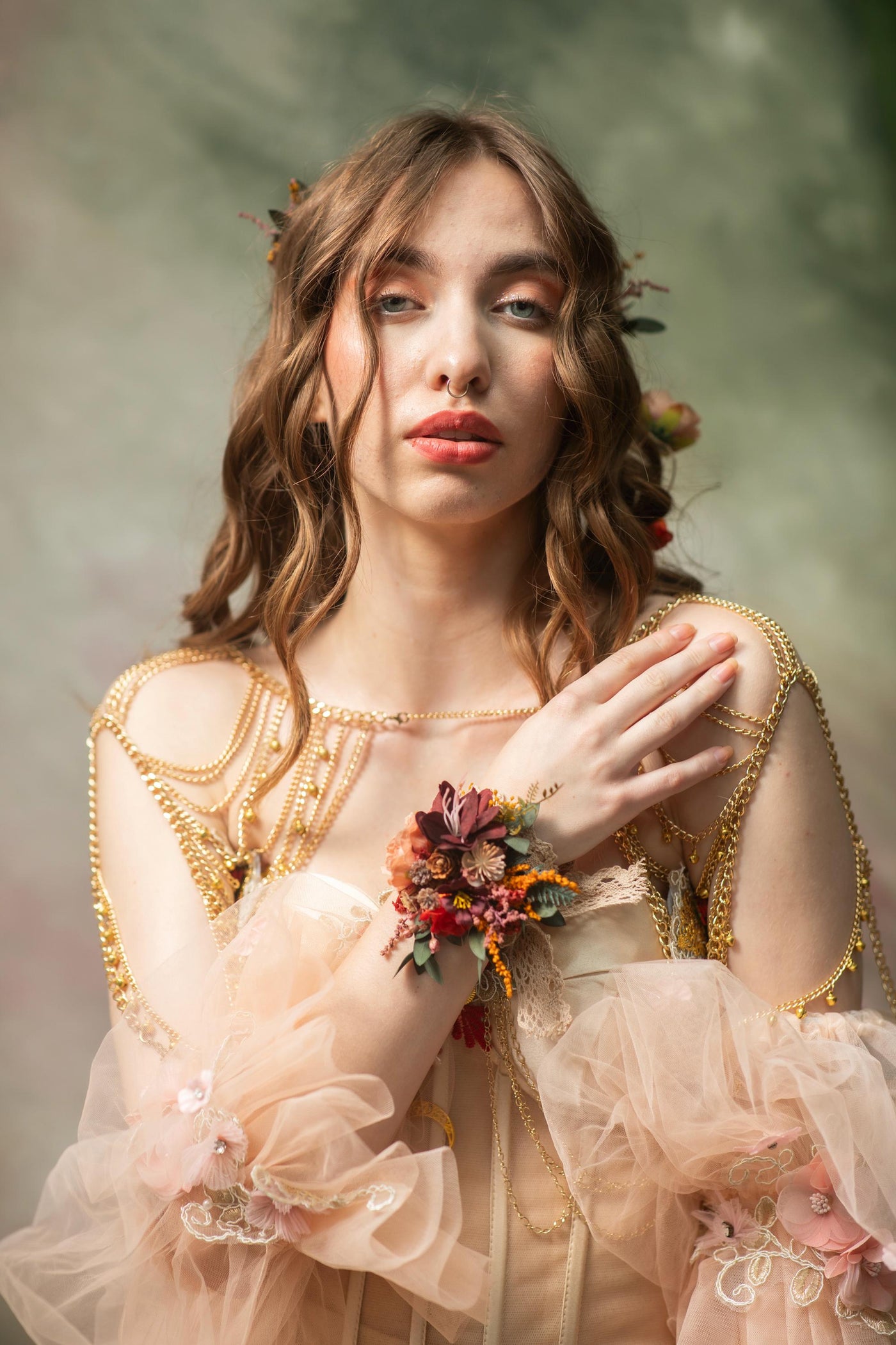 Autumn Flower Bracelet Wedding Jewellery