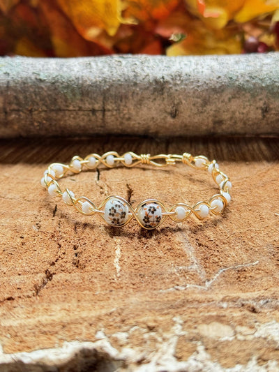 Fall Leaves Braided Bracelet