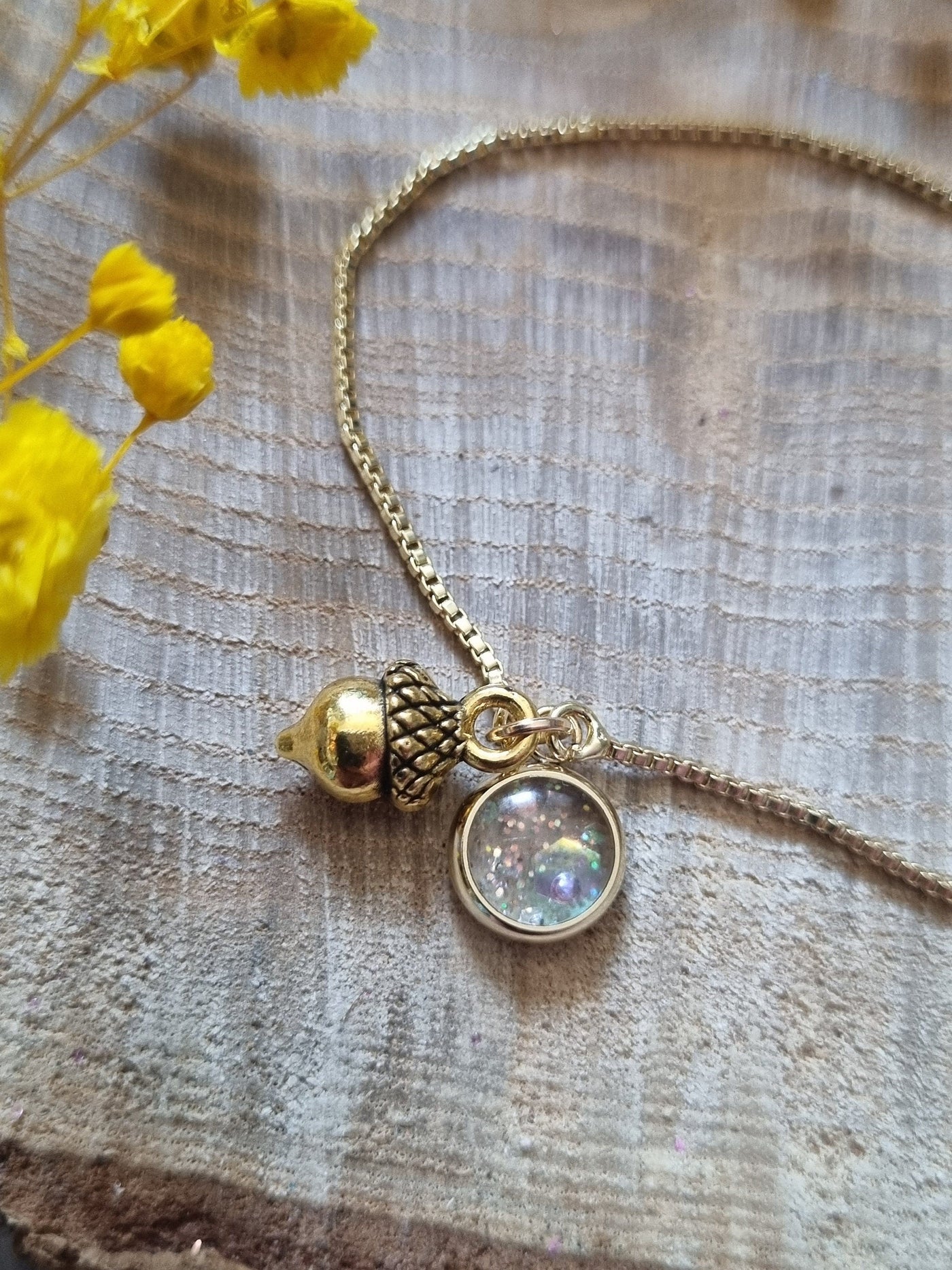 Golden Acorn Bracelet