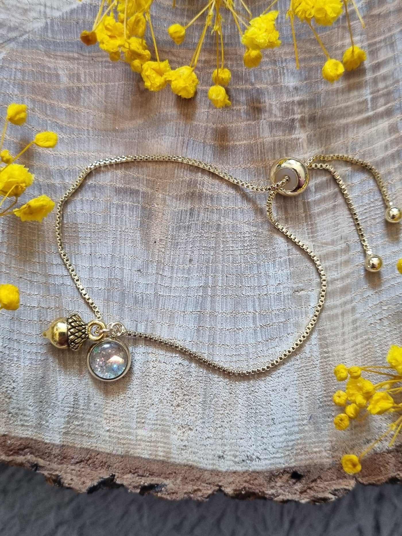 Golden Acorn Bracelet