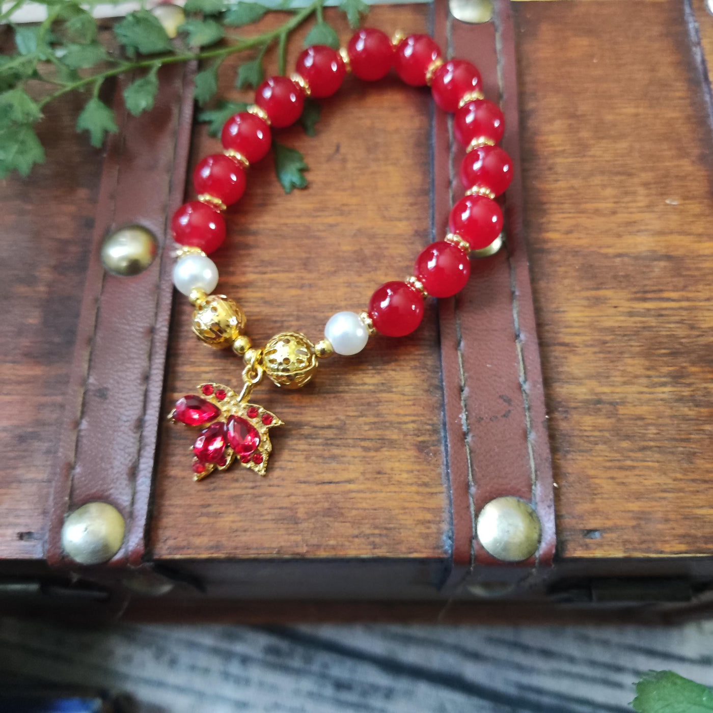 Maple Leaf Charm Bracelet