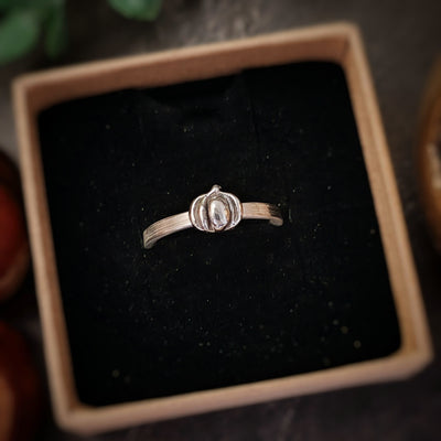 Pumpkin Silver Ring