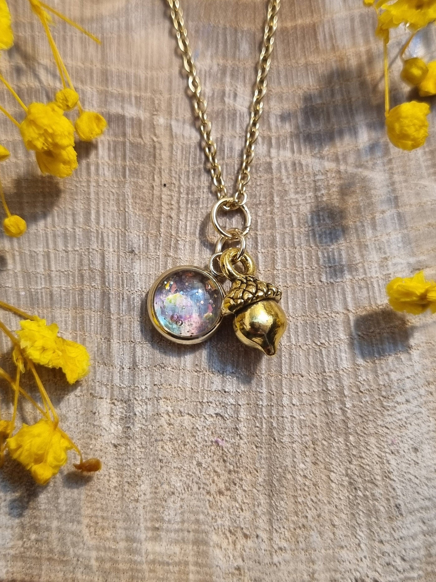 Autumn Acorn Necklace