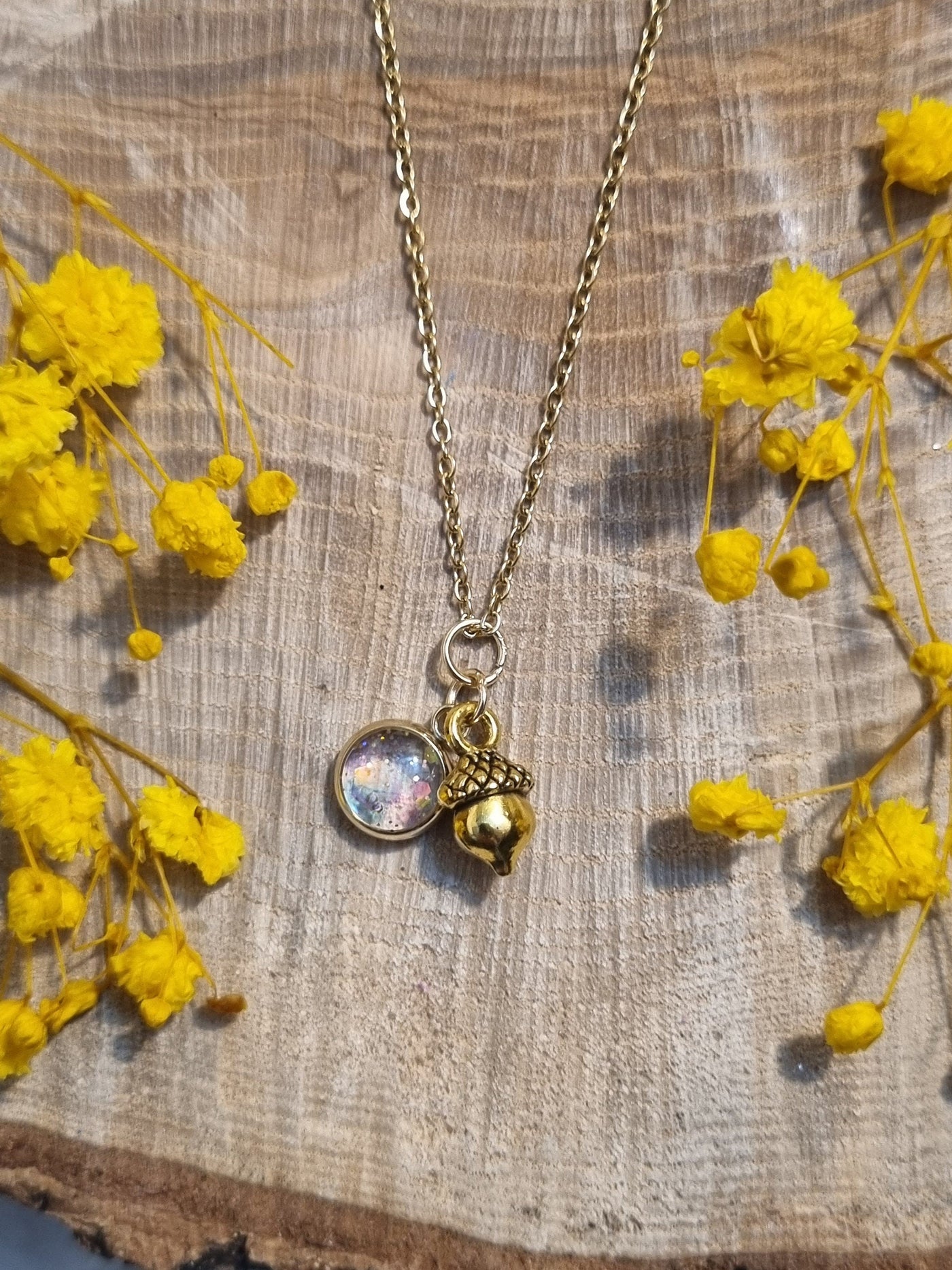 Autumn Acorn Necklace