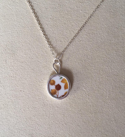 Handmade Sterling Silver Autumn Necklace
