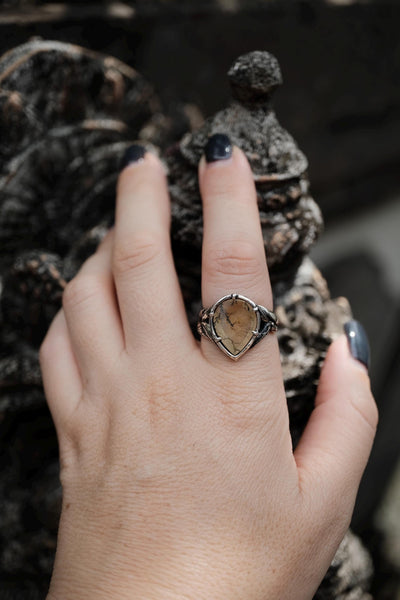Sonora Dendritic Agate Silver Ring