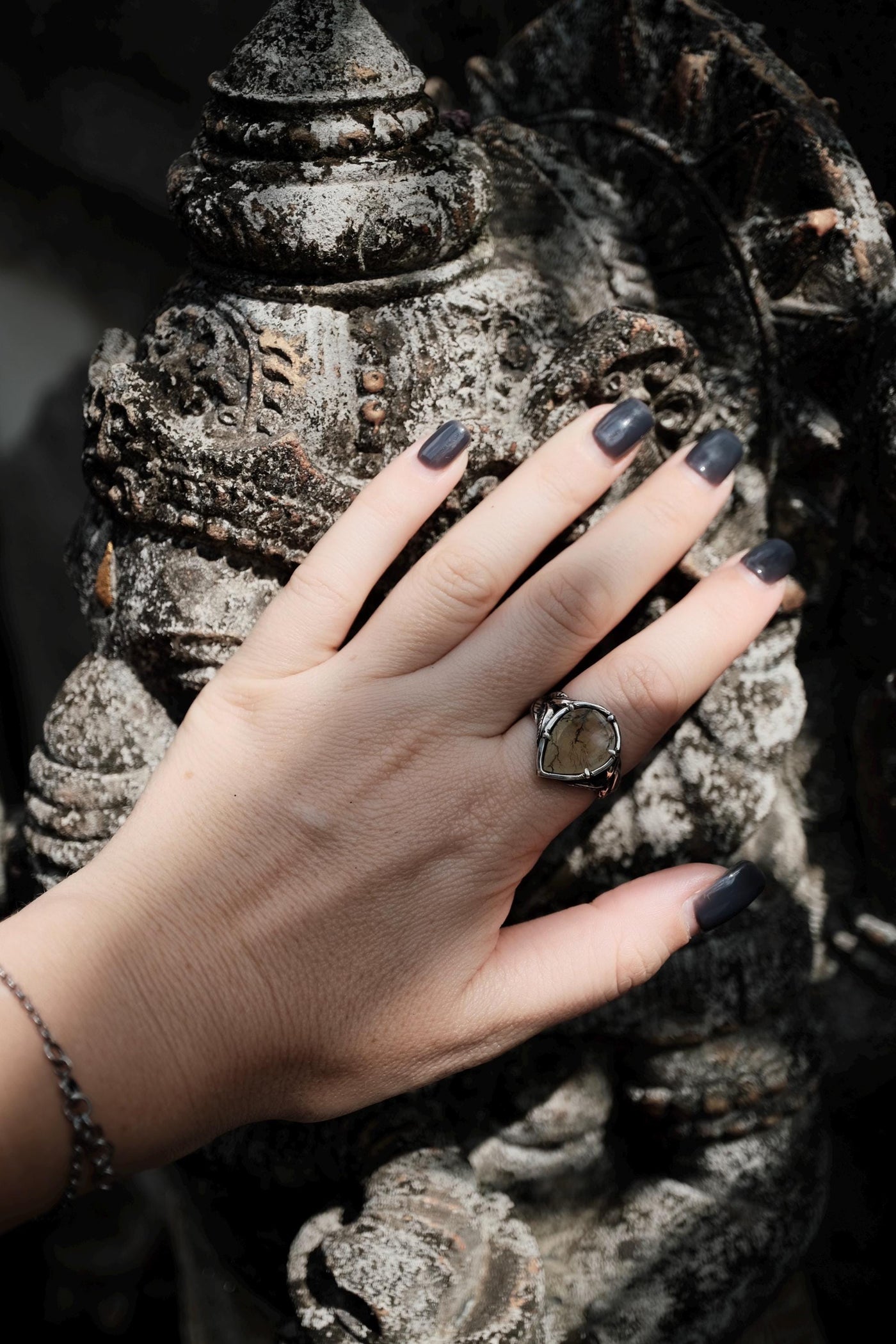 Sonora Dendritic Agate Silver Ring