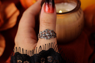 Silver Pumpkin Ring