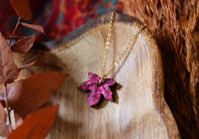 Maple Leaf Charm Necklace