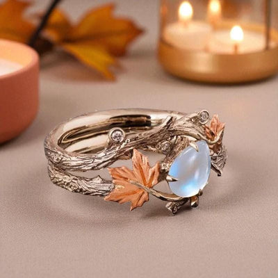 Autumn Maple Leaf Ring