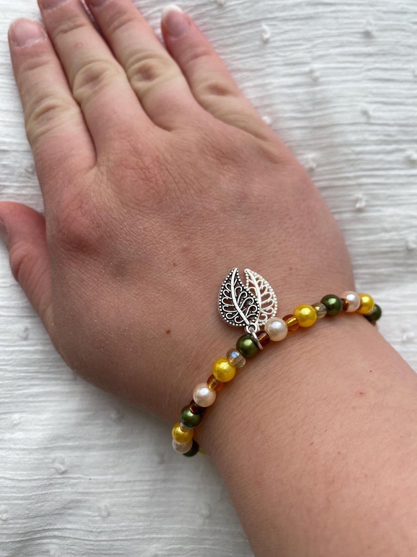 Autumn Leaves Elastic Bracelet