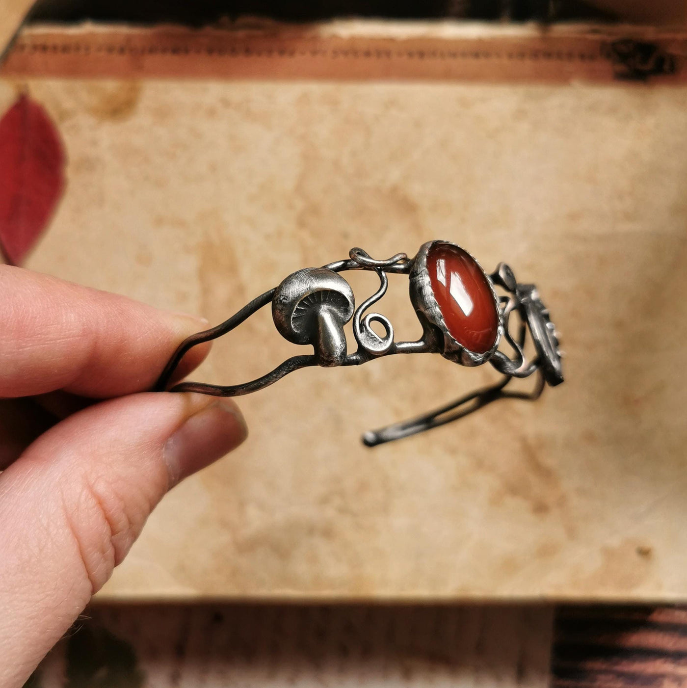 Red Carnelian Autumn Bracelet