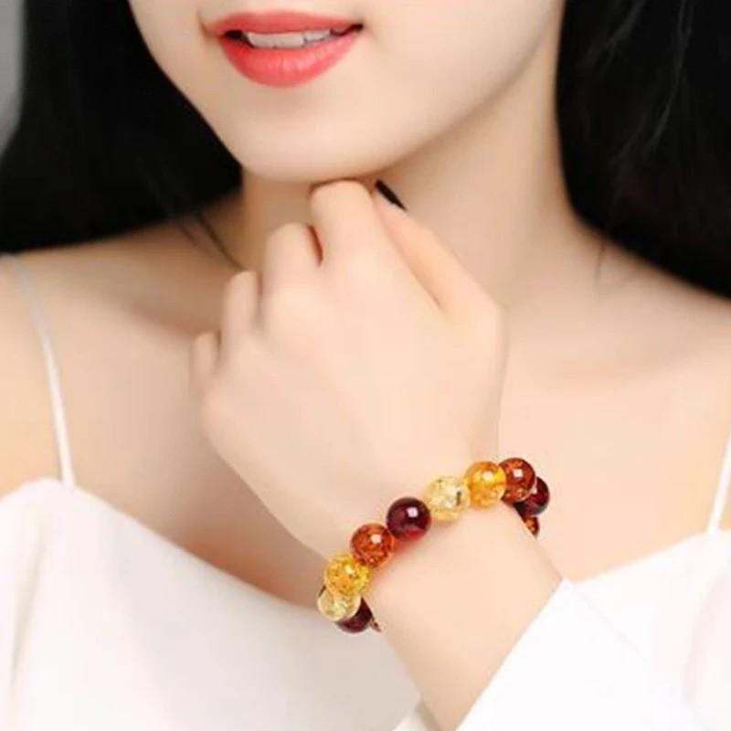 Baltic Amber Bead Bracelet