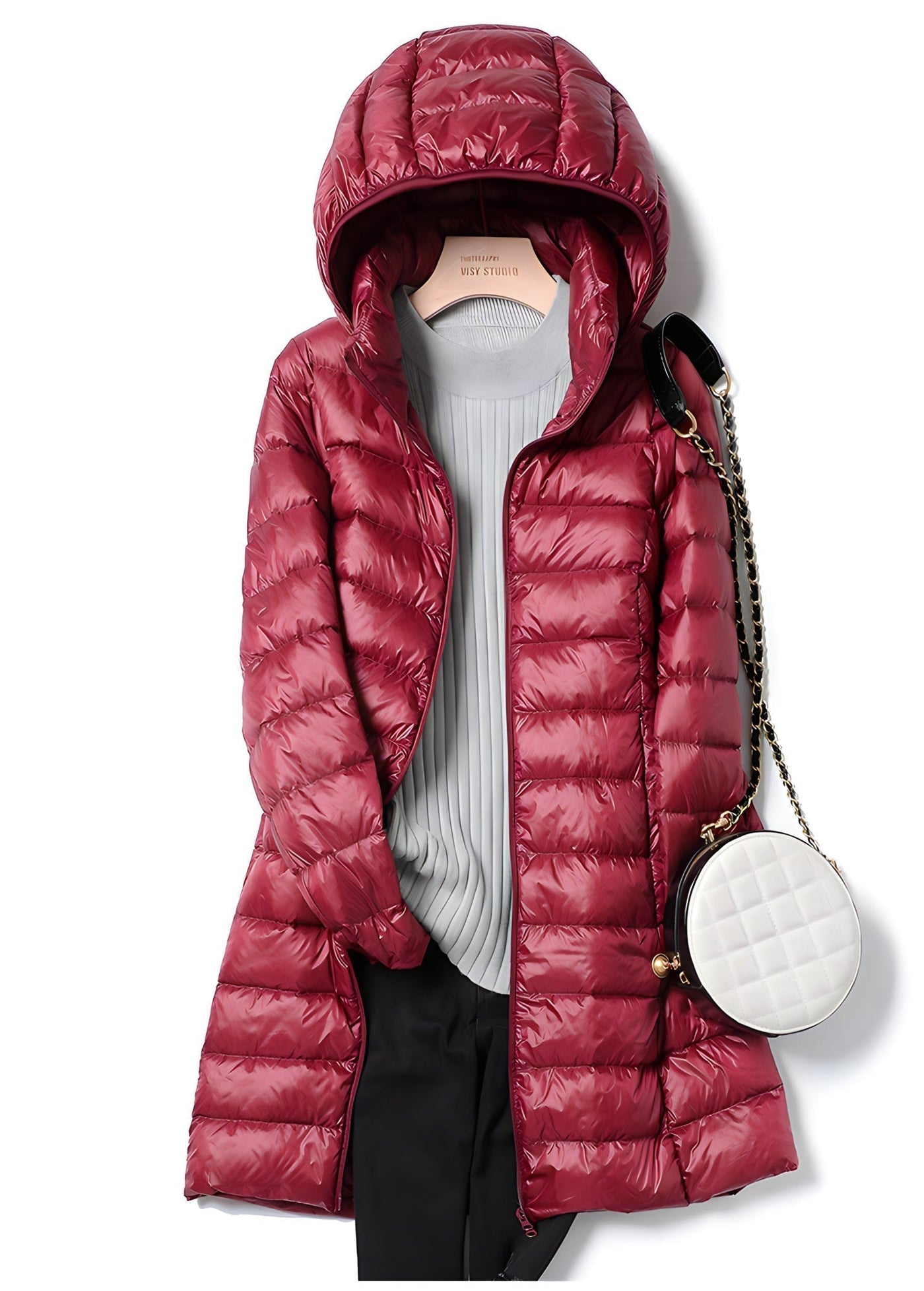 Women's long padded winter coat for ultimate warmth