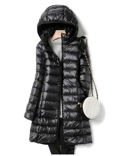 Women's long padded winter coat for ultimate warmth