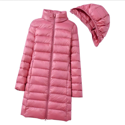 Women's long padded winter coat for ultimate warmth