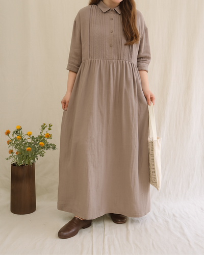 Elowen | Soft Collar Vintage Dress