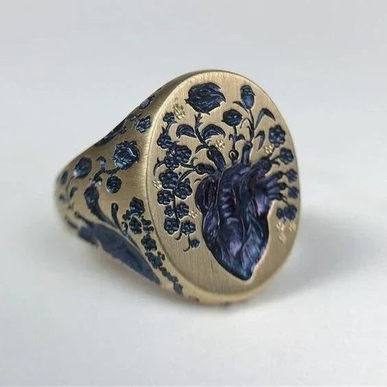 Royal Bloom Crest Ring | Gold 16k