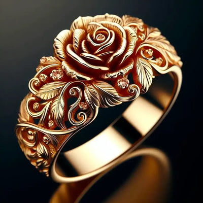 Golden Blossom Ring | Gold 18k