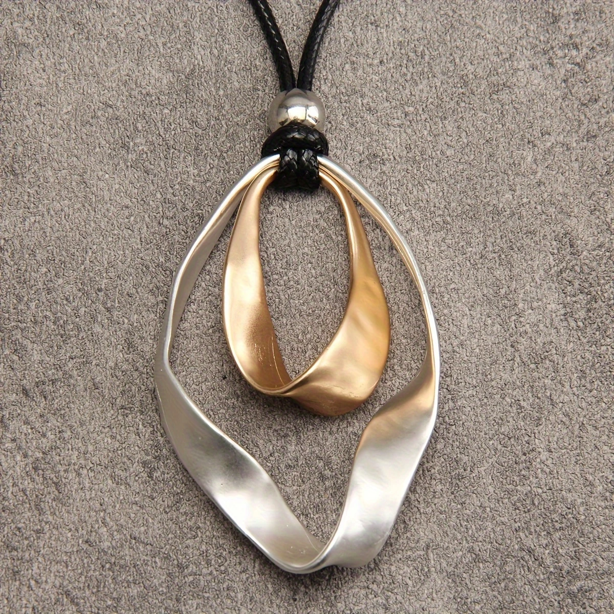 Gold & Silver Pendant Necklace