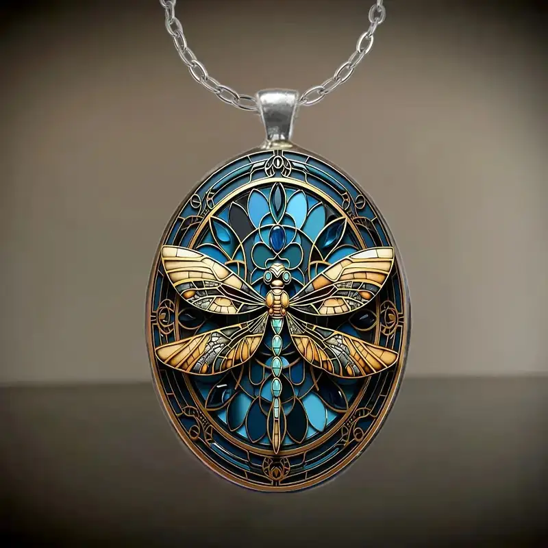 Dragonfly Blue Necklace