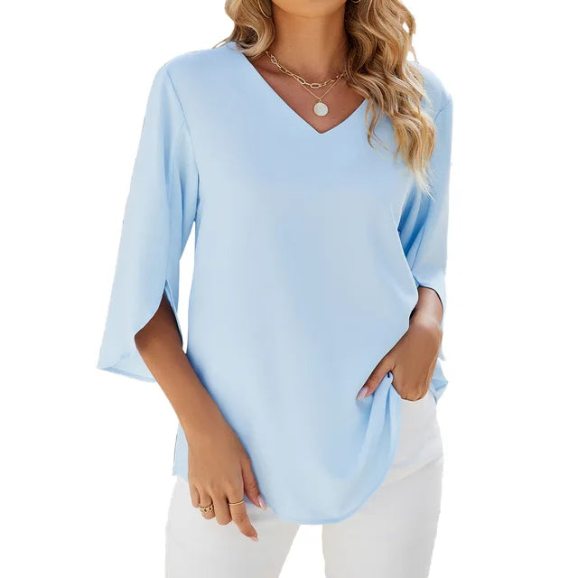 Sara™ | V-neck Blouse