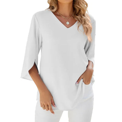 Sara™ | V-neck Blouse