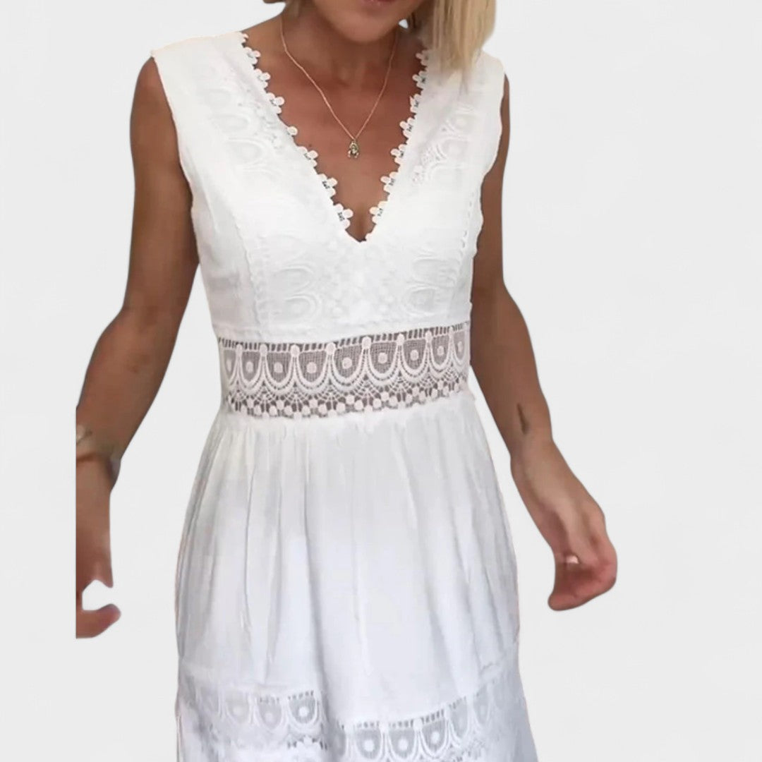 SOPHIA | BOHO LACE MIDI DRESS