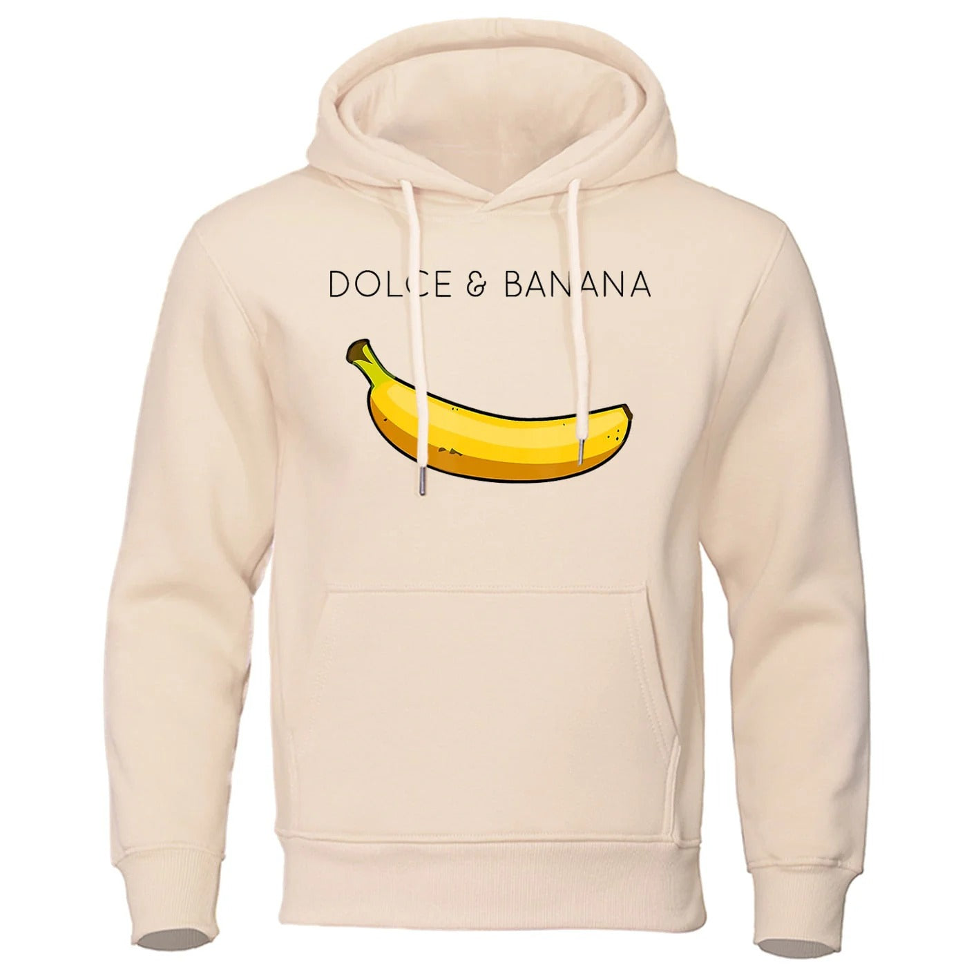 Men’s Hoodie – Relaxed Fit – Cotton Blend – Long Sleeve – Funny Banana Graphic