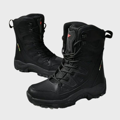Women’s Hiking Boots – High Top – Leather Mesh – Reinforced Toe – Ankle Support
