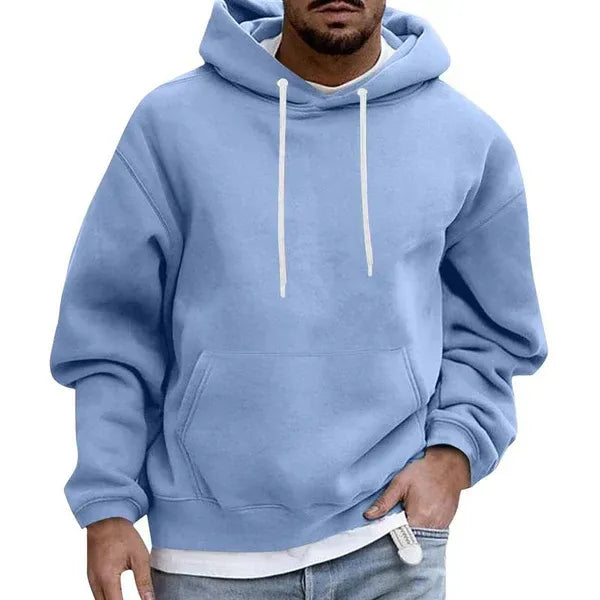 Men’s Hoodie – Oversized Fit – Cotton Feel – Kangaroo Pocket – Drawstring Hood