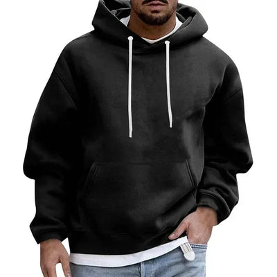 Men’s Hoodie – Oversized Fit – Cotton Feel – Kangaroo Pocket – Drawstring Hood