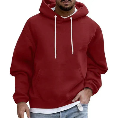 Men’s Hoodie – Oversized Fit – Cotton Feel – Kangaroo Pocket – Drawstring Hood