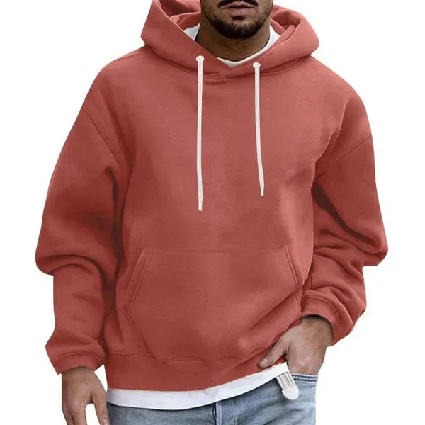 Men’s Hoodie – Oversized Fit – Cotton Feel – Kangaroo Pocket – Drawstring Hood