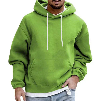 Men’s Hoodie – Oversized Fit – Cotton Feel – Kangaroo Pocket – Drawstring Hood